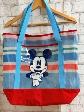 Disney Mickey Mouse Stripped Beach Bag Shoulder Bag